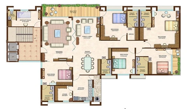 Featured Image of Prestige Kompally 4 BHK Floor Plan