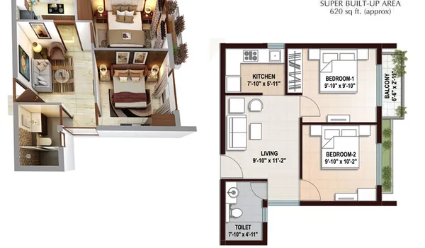 2 BHK apartments for sale in Kompally 2026