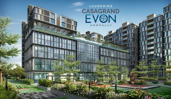 Casagrand Evon 3 and 4 BHK apartments in Kompally