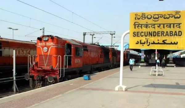 Rail connectivity from Kompally via Secunderabad