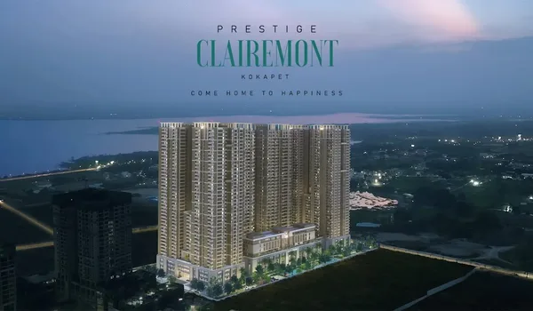 Prestige Clairemont Kokapet 3 and 4 BHK near possession